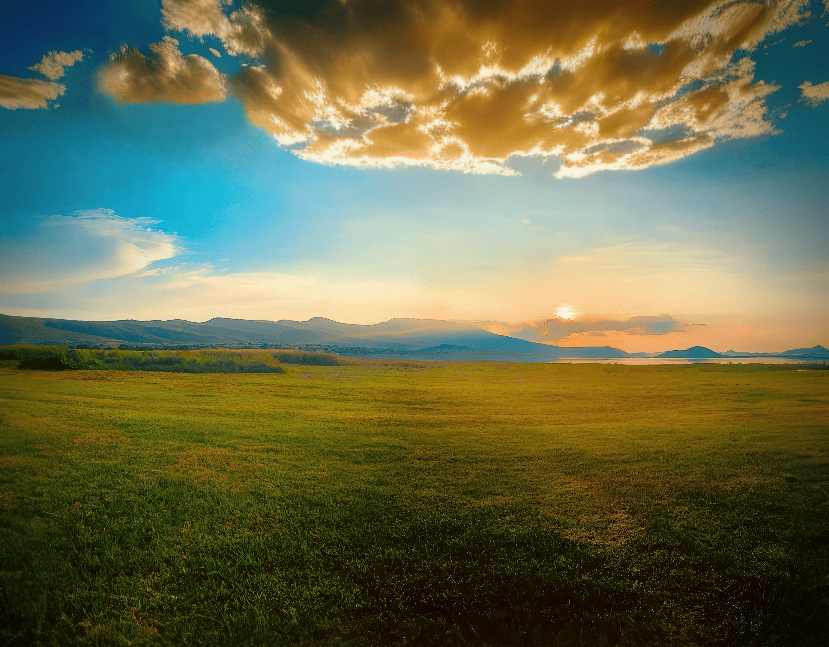 Imagen frente al lago en Lagunara
